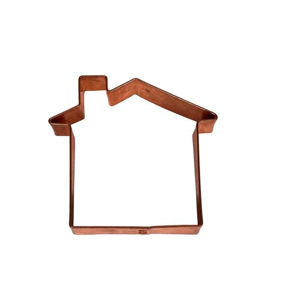 Southern Living At Home Copper House Shaped Cookie Cutter NEW - Picture 1 of 7